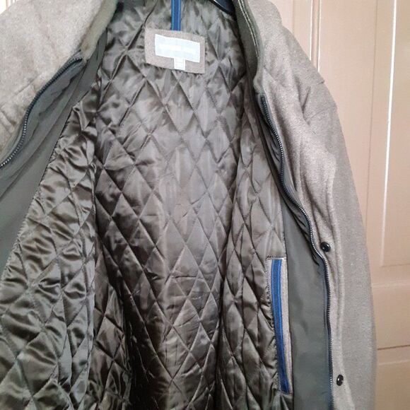 Michael Kors Men's size 3XLT Brown Wool Blend Coat - Picture 11 of 14